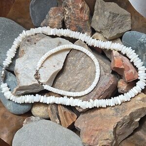 Puka Bead Bracelet & Necklace